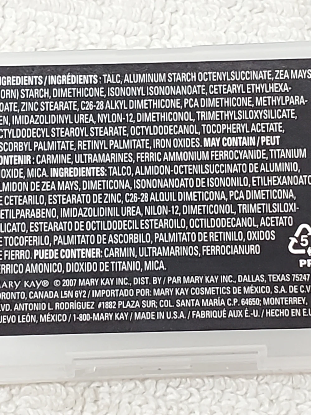 Mary Kay Mineral Eye Color — Coal Charbon Matte Charcoal